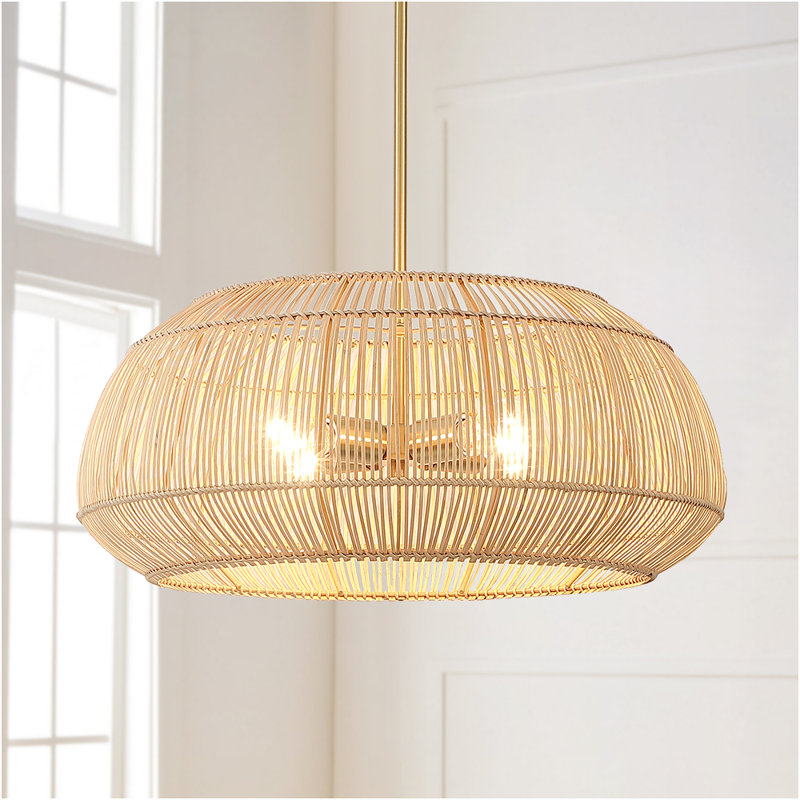 Bay Isle Home Tamil 4 Light Dimmable Geometric Chandelier & Reviews Wayfair